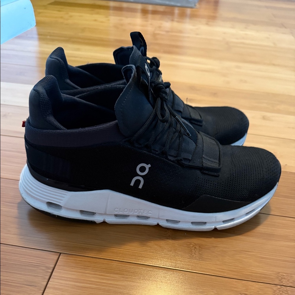 On Cloudnova Shoes Men’s Size 9 Black - Picture 2 of 8